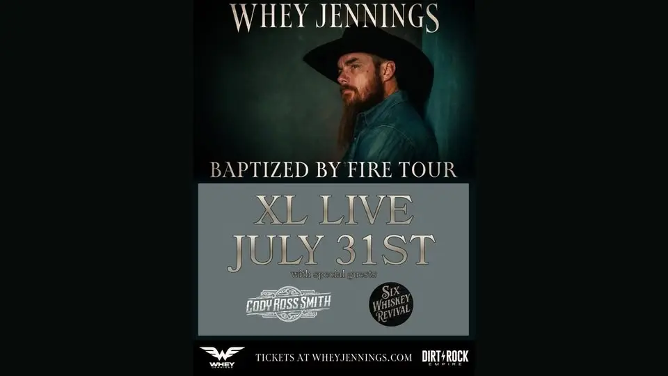 Baptized by Fire Tour: Whey Jennings w/ Six Whiskey Revival