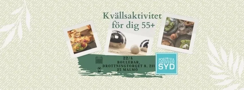 Målgruppsaktivitet*, för dig 55+/ Event for our members and contacts aged 55+
