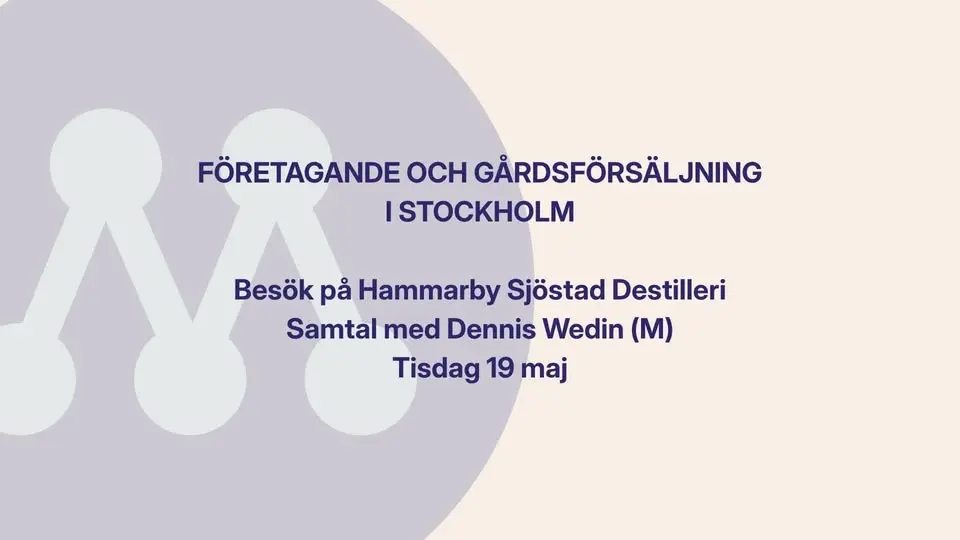 Besök på Hammarby Sjöstad Destilleri med Dennis Wedin