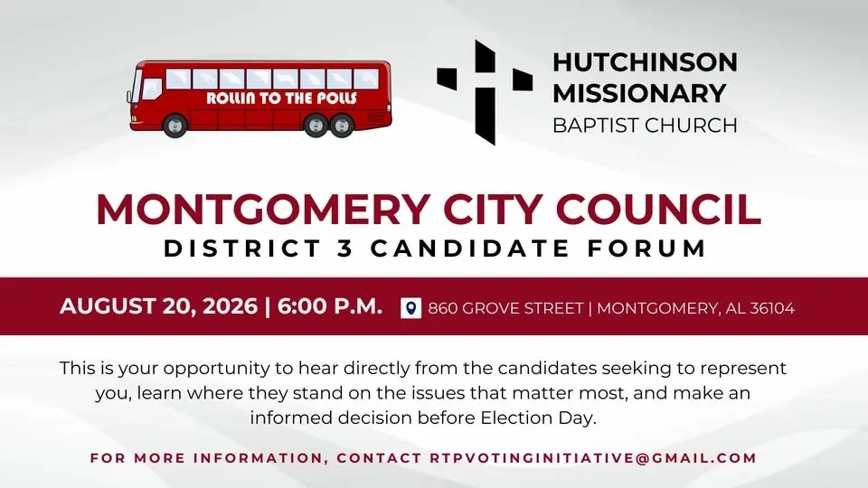 Montgomery City Council District 3 Candidate Forum 