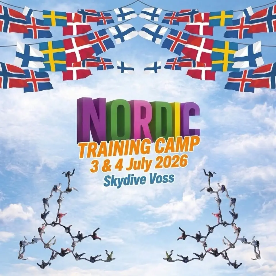 Nordic HD RECORD Training camp - Skydive Voss