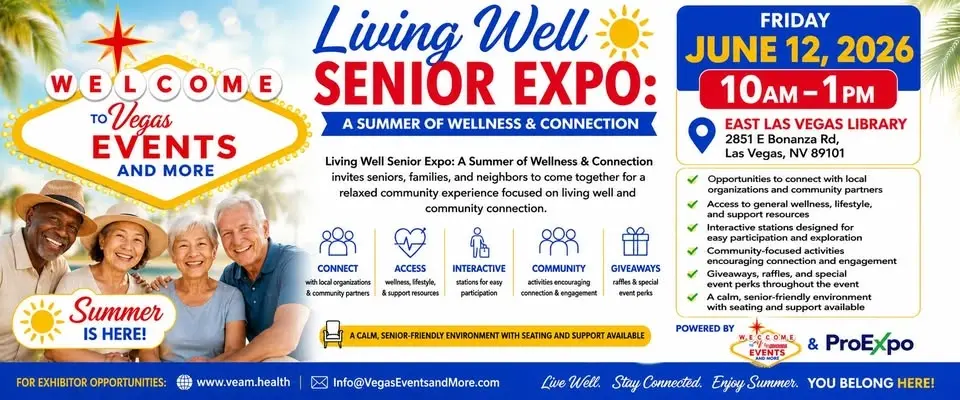 Living Well Sr Expo: Summer Wellness & Connection by VEaM