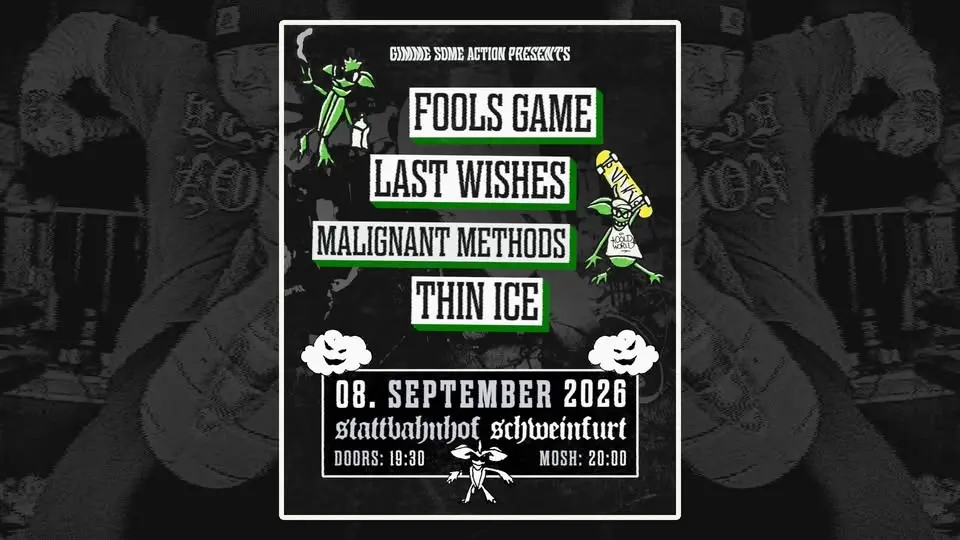 Fools Game (US), Last Wishes (UK), Malignant Methods (UK), Thin Ice