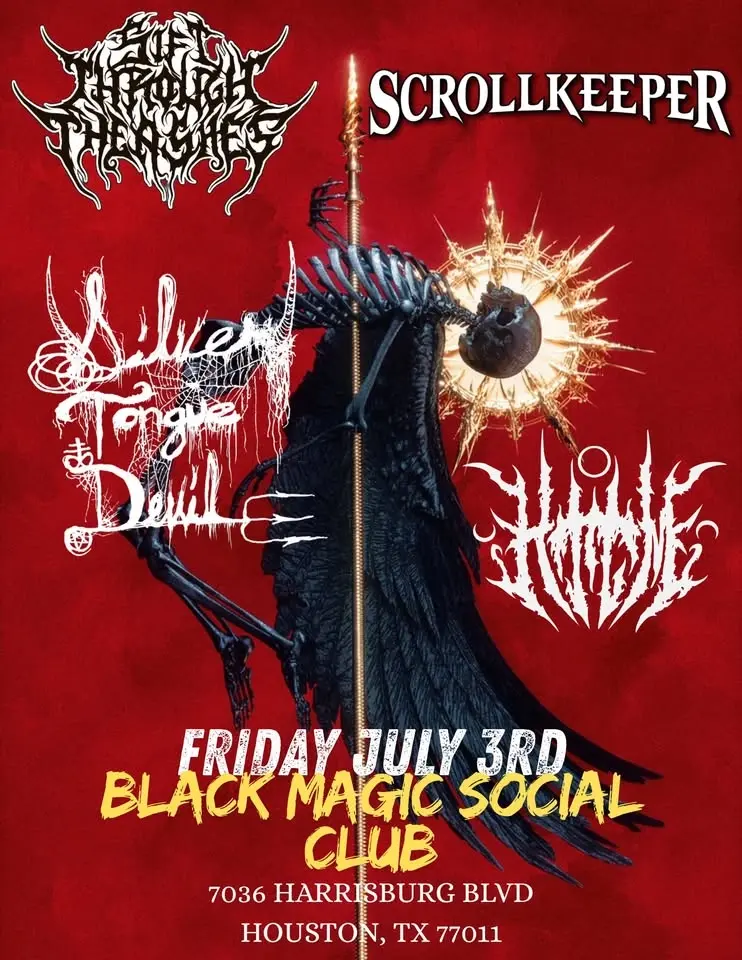 KTCM, Silvertonguedevil, Scrollkeeper & Sift Through The Ashes live @ Black Magic Social Club