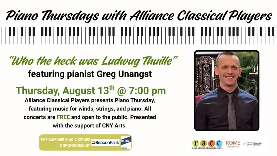 Piano Thursdays with Alliance Classical Players