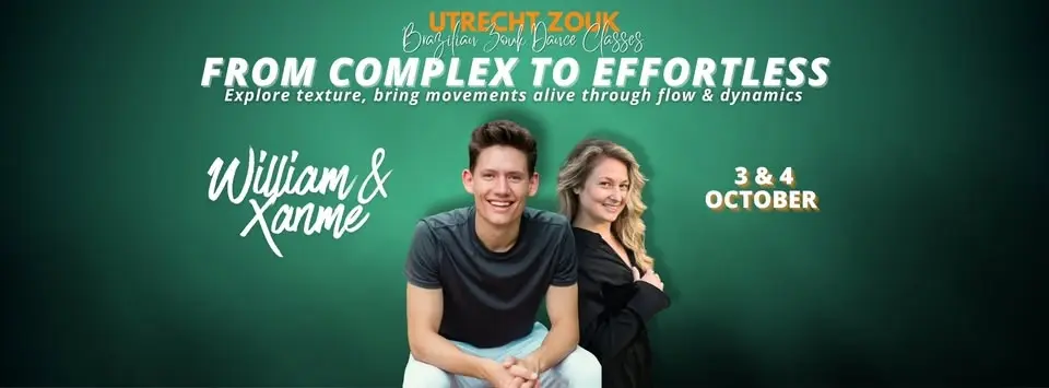 Brazilian Zouk Weekender with William & Xanne - From Complex to Effortless