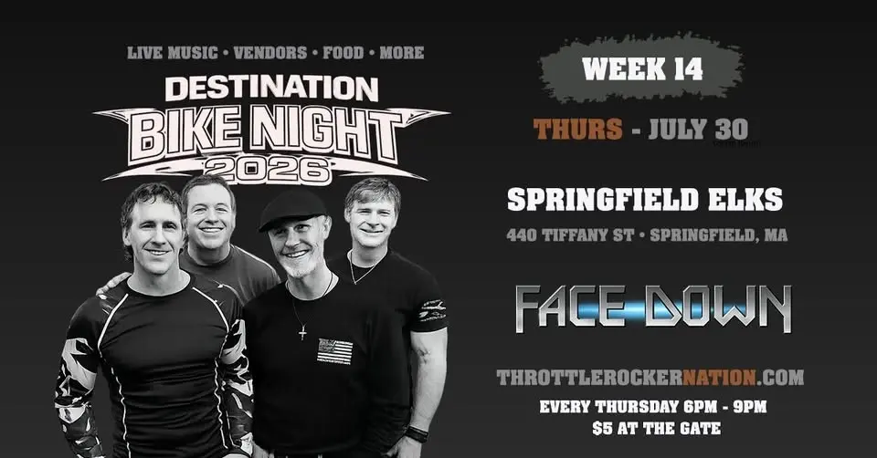 Destination Bike Night - Week 14 - Face Down (Springfield Elks)