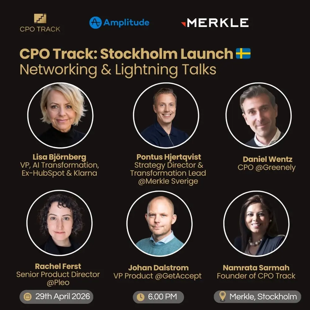CPO Track Launch in Stockholm: An Evening of Networking & Lightning Talks 🇸🇪