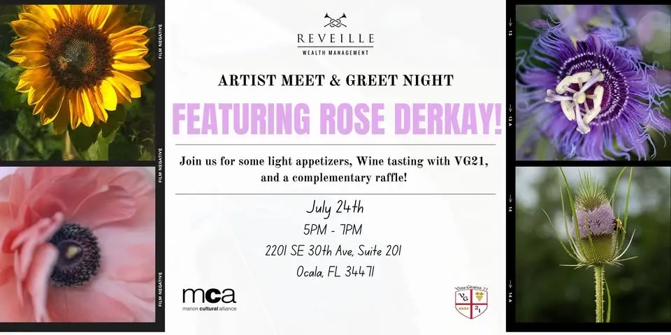 Meet & Greet Night featuring Rose Derkay!