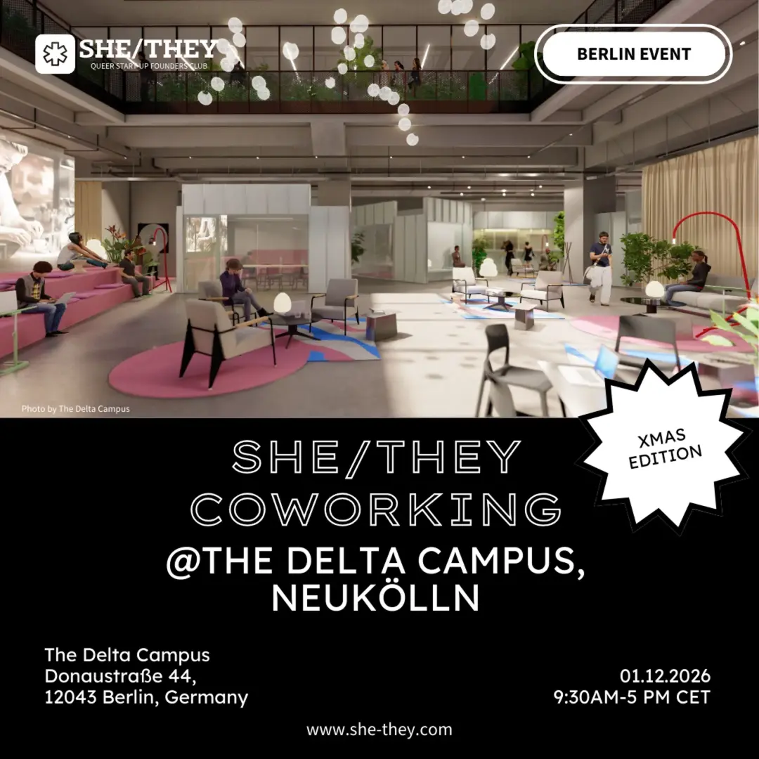 SHE/THEY Berlin – Xmas Coworking @The Delta Campus