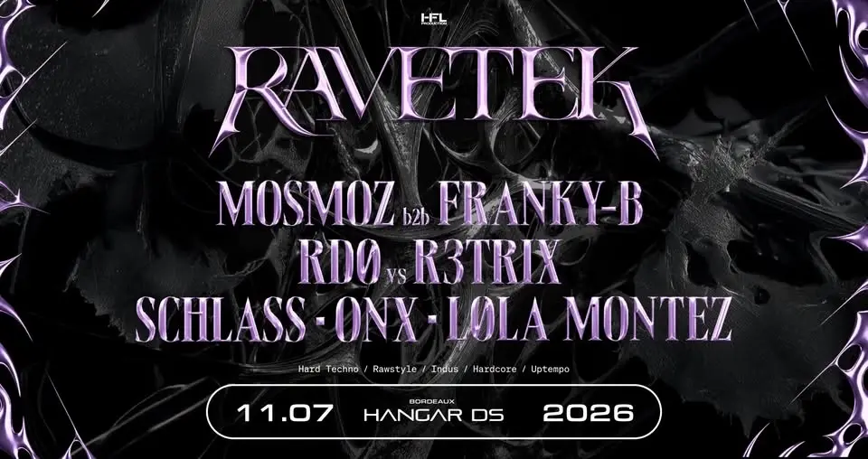 RAVETEK //  MOSMOZ b2b FRANKY-B - RDØ vs R3TRIX - SCHLASS - ONX - LØLA MONTEZ