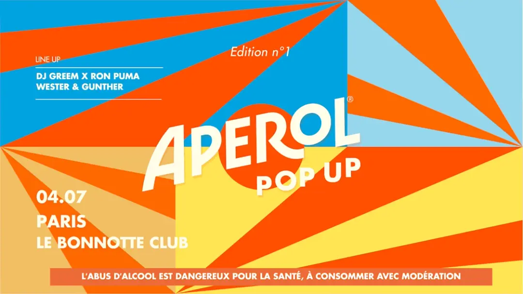 Aperol Pop-Up - Édition N°1 - Paris- 4 Juillet 2026