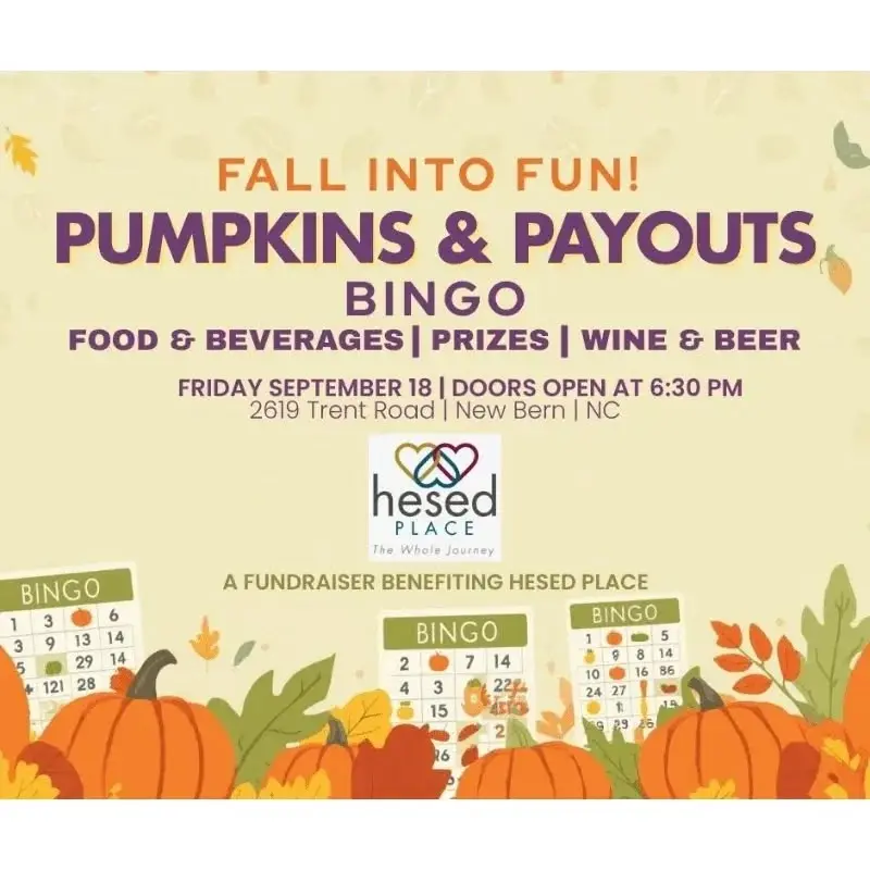 Pumpkins & Payouts BINGO at Hesed Place