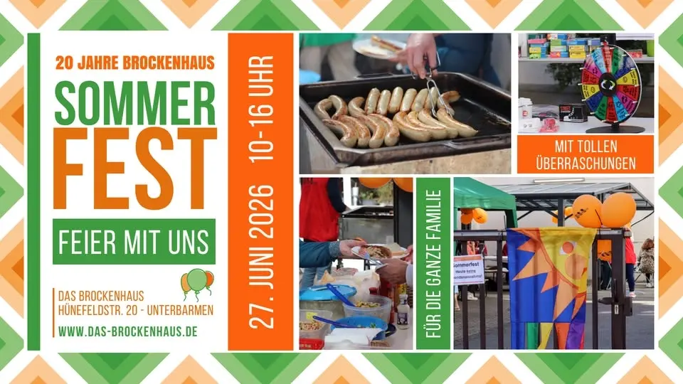 Sommerfest - 20. Geburtstag Brockenhaus