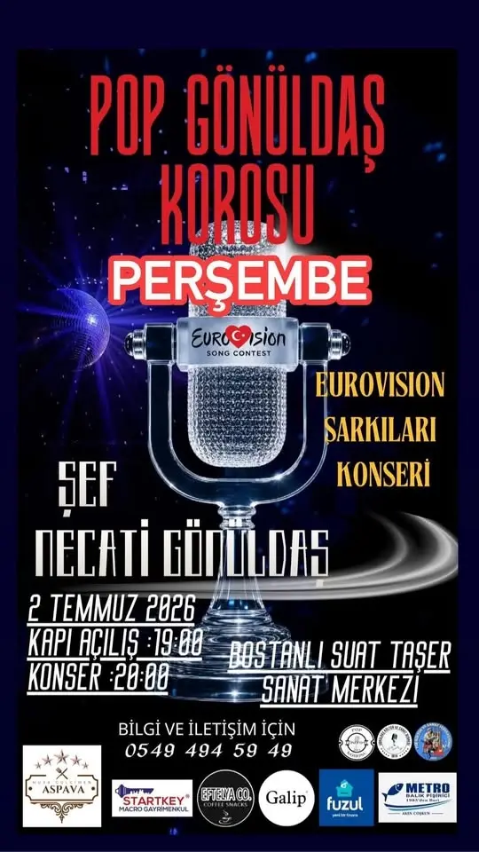 Pop Gönüldaş Eurovision Şarkıları Konseri