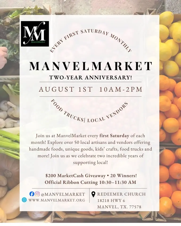 ManvelMarket | August 1st Two-Year Anniversary Celebration