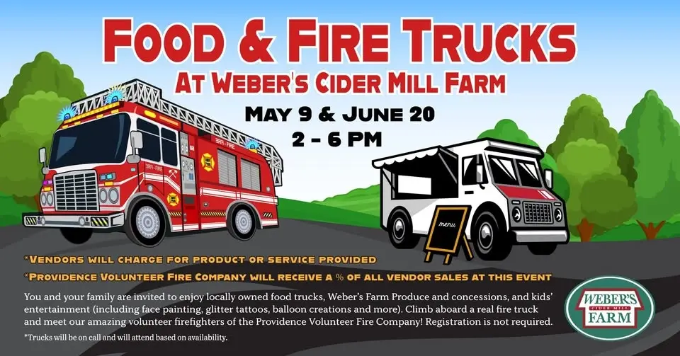 Food & Fire Trucks at Weber's Farm