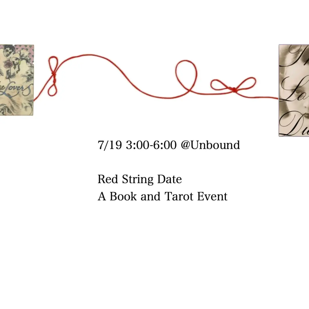Red String Date With Tarot And Book