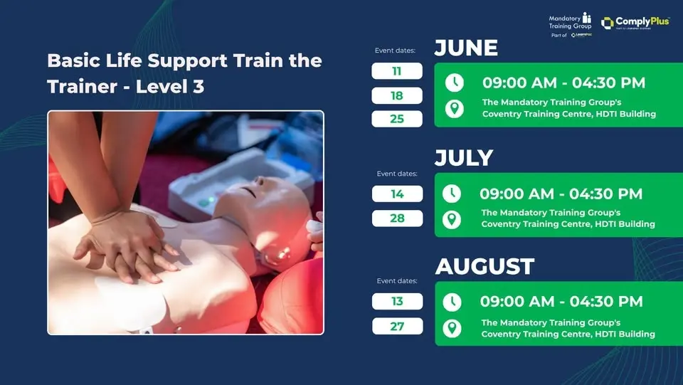 Basic Life Support Train the Trainer - Level 3