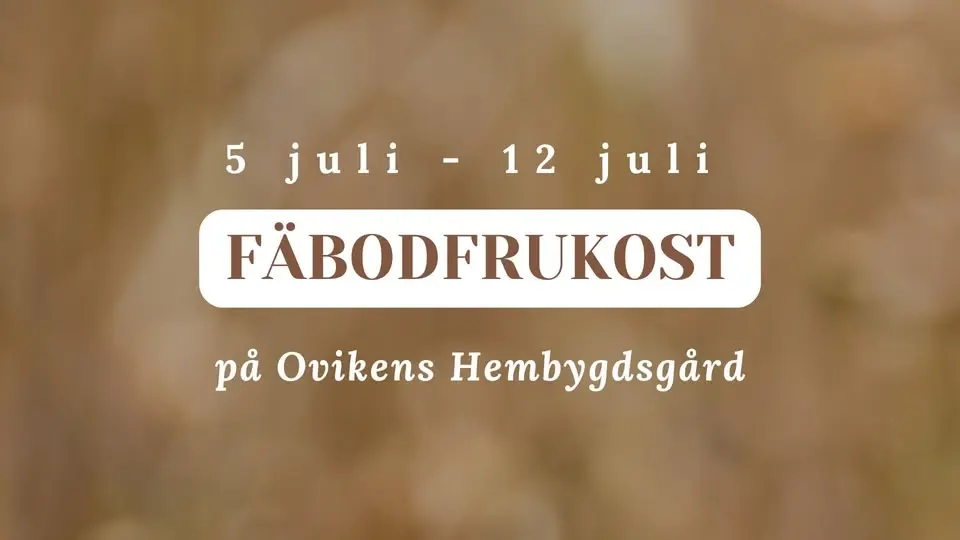 Fäbodfrukost