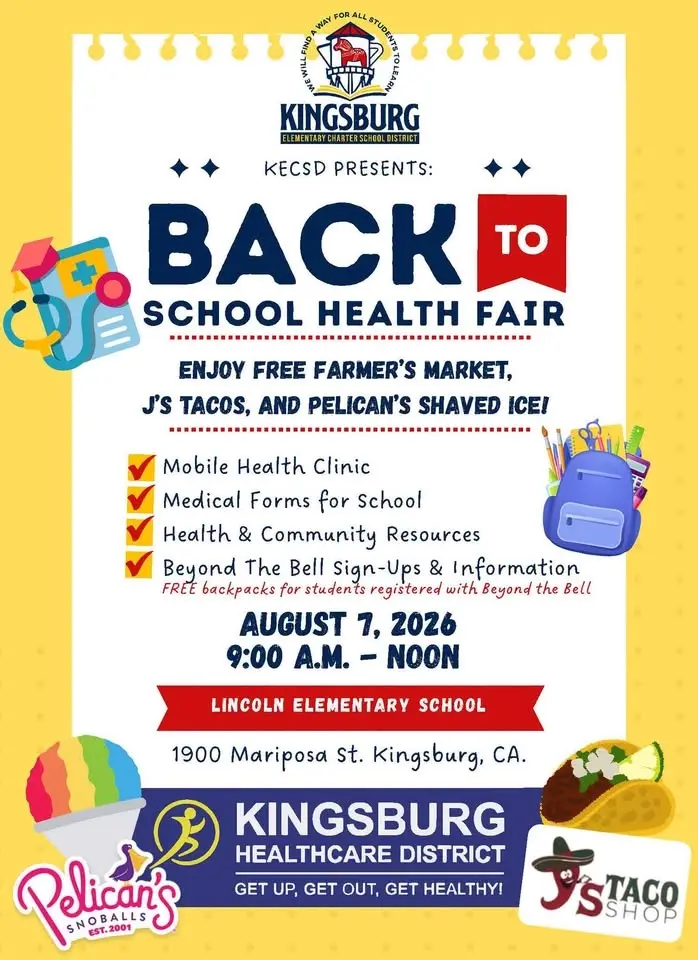 Back to School Health Fair