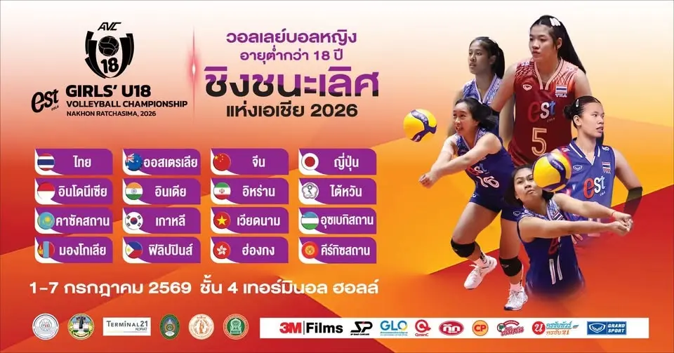 AVC Girls’ U 18 Volleyball championship 2026