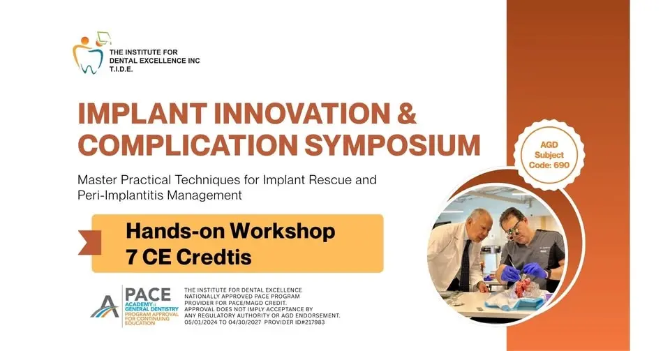 Implant Innovation & Complication Symposium – Hands-on Workshop