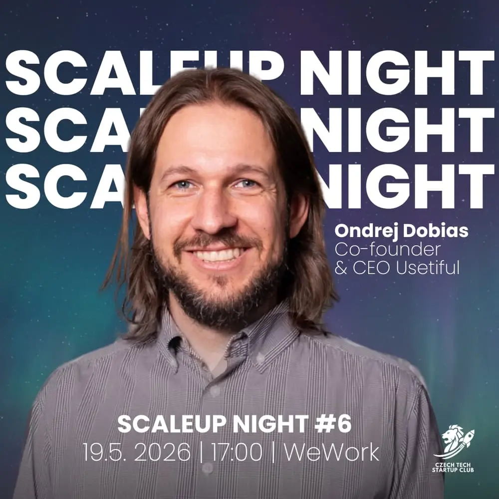 Scaleup Night #6: 1) Exit Usetiful 2) Stovky M 40% vstup Seyforu do Raynet 3) 9 kruhů AI pekla 4) Svobodné firmy 5) VC blok - 4 nové VCčka