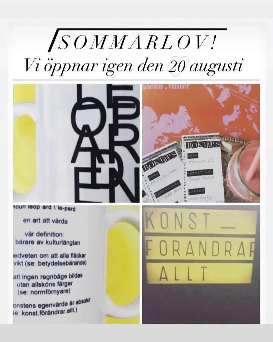 Sommarlov slut – Leoparden öppnar igen