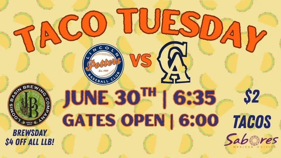 Taco Tuesday & Brewsday vs. Tigers