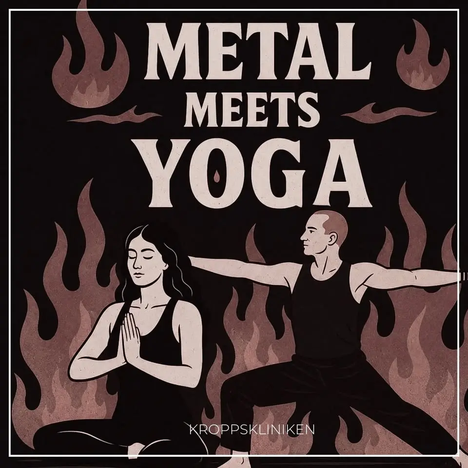 METAL YOGA med Stina Loman - Fredag 6juni kl 18:00 - 19:30