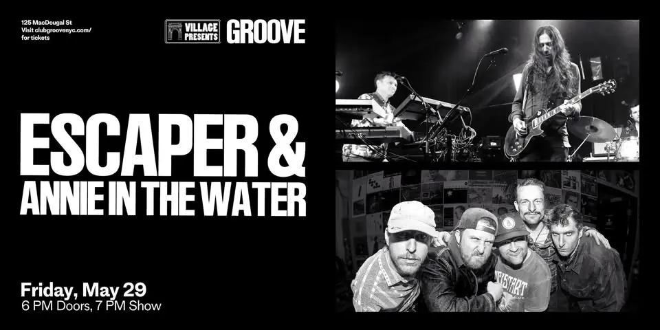 ESCAPER & ANNIE IN THE WATER in NYC