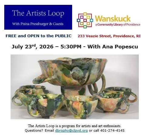 The Artists Loop with Ana Popescu at Wanskuck Library