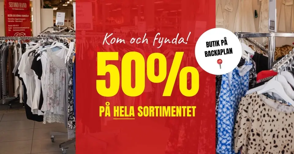đ„ BIG MONTH SALE - HALVA PRISET đ„ PĂ„ hela sortimentet âą Backaplan