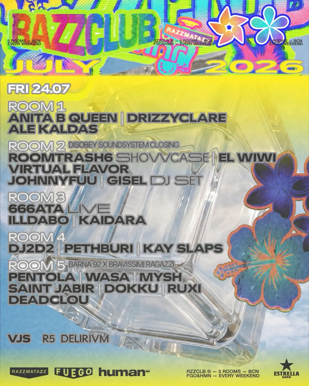 RAZZCLUBS: Anita B Queen + Disobey Soundsystem Closing: El WiWi + Virtual Flavor + 666ata