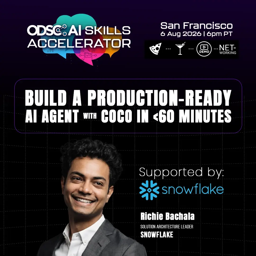 ODSC AI x Snowflake: Build an AI Agent in <60 Min | SF