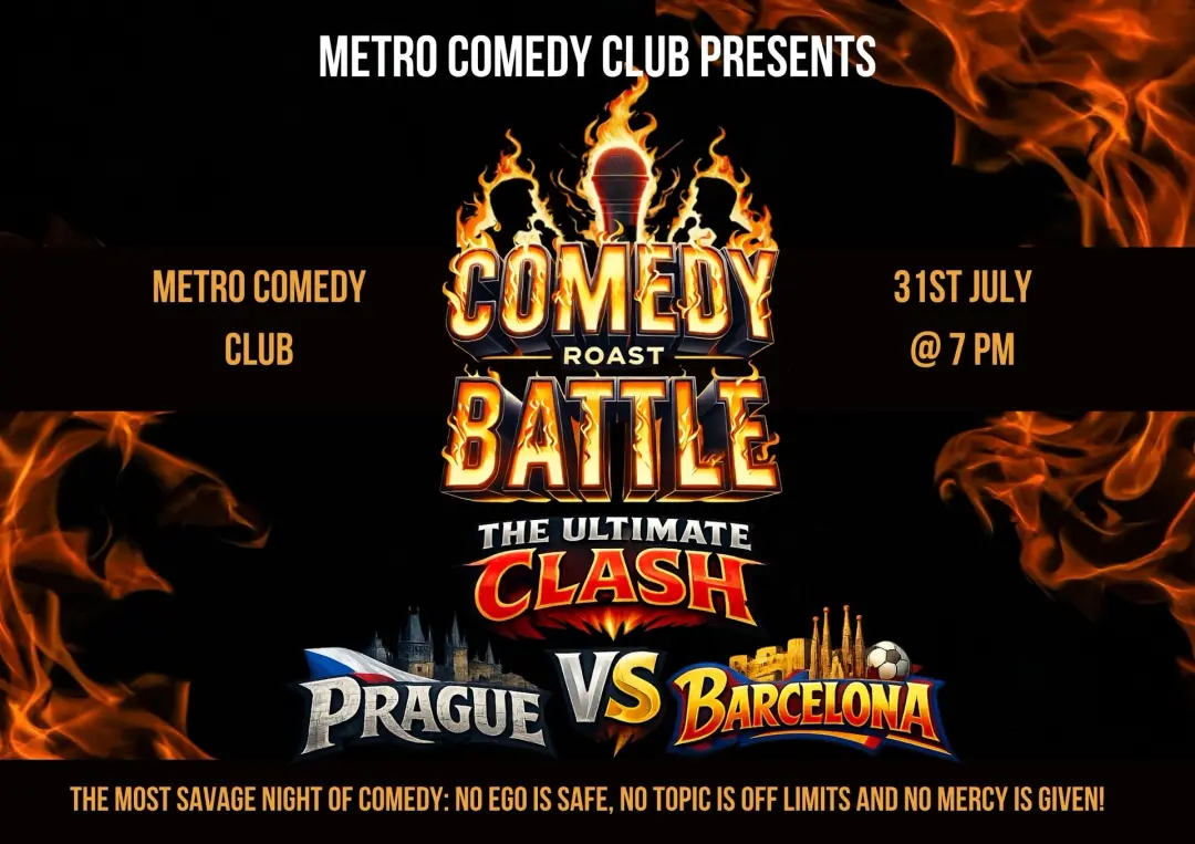 Comedy Roast Battle (Prague vs Barcelona) - 31st July