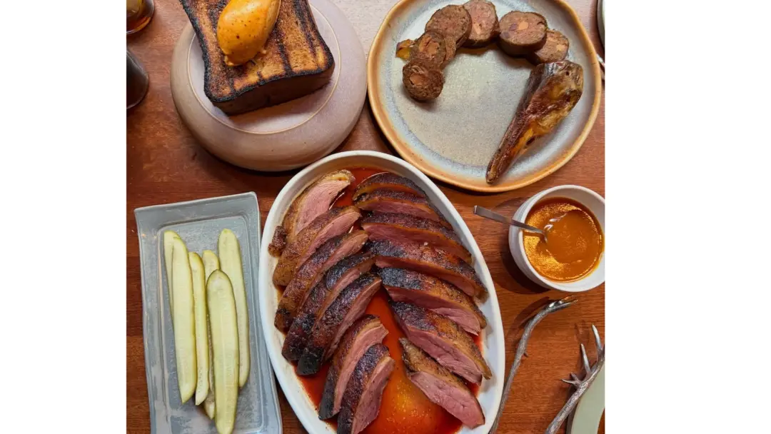 Whole BBQ Duck 🦆 - Wood Fire Cooking 🪵🔥 @ ORIANA