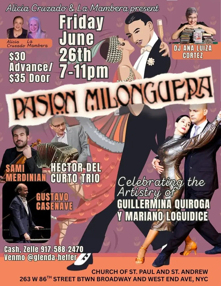 PASIÓN MILONGUERA - JUNE 26TH
