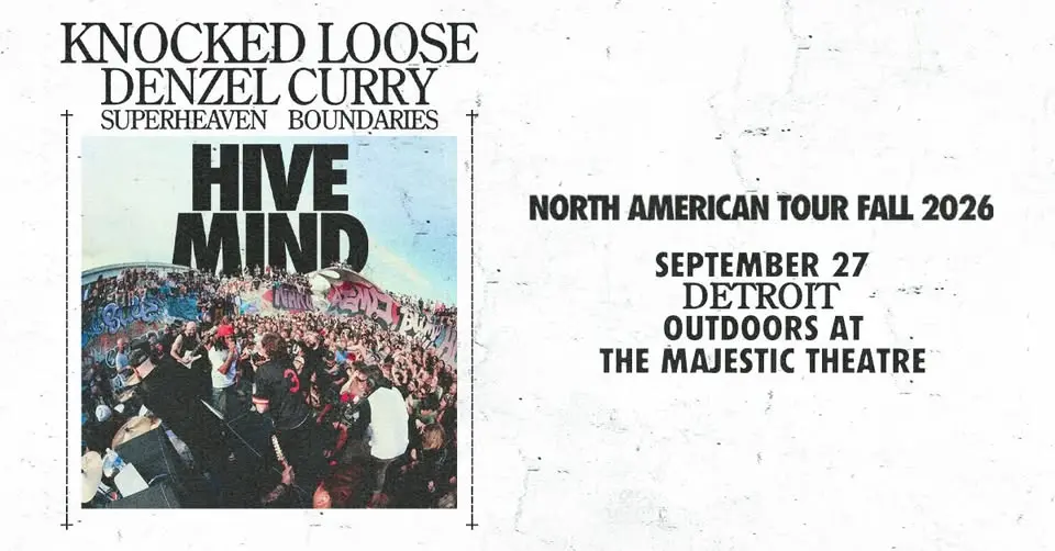Knocked Loose & Denzel Curry - Outdoors at the Majestic Theatre Center - Detroit, MI