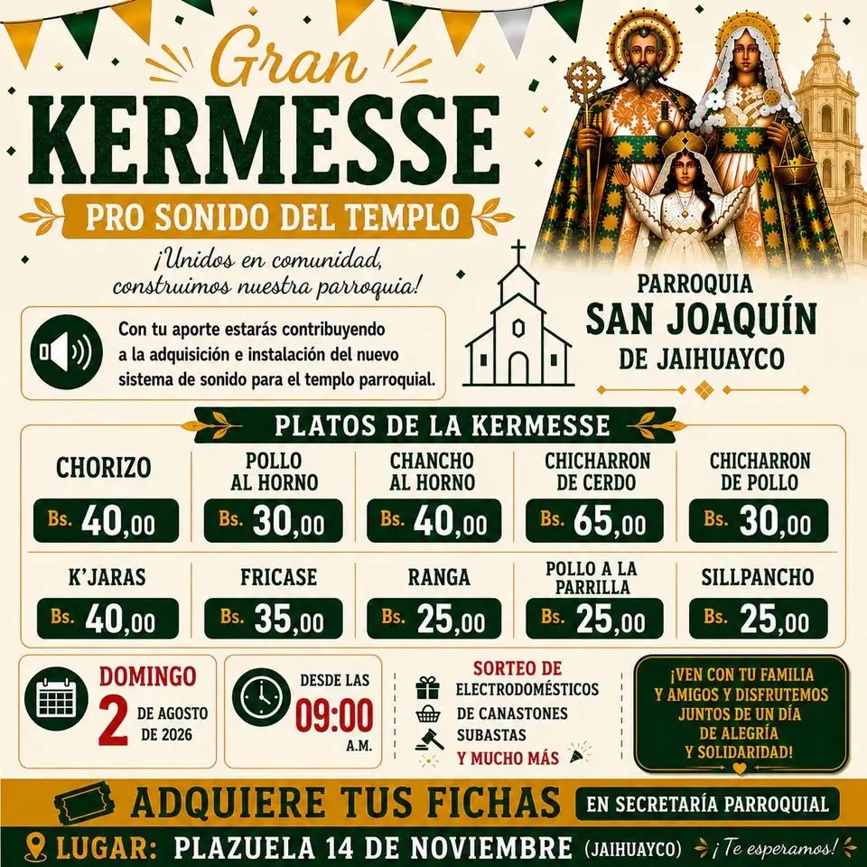 Kermesse Parroquial San Joaquín de Jaihuayco 