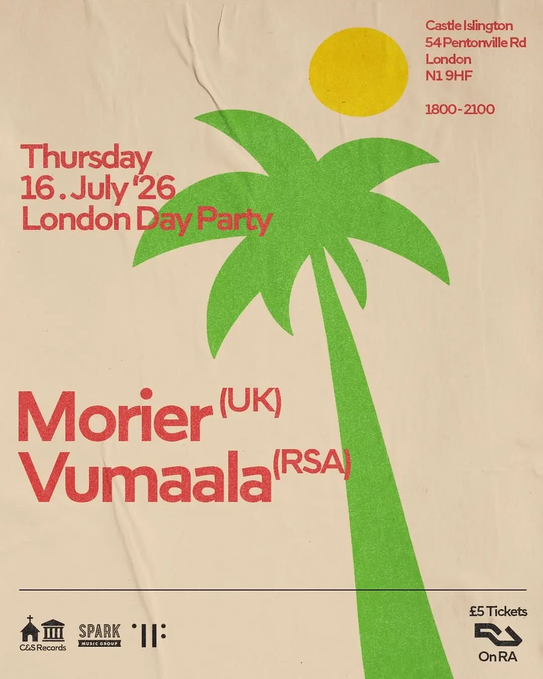 Morier — London Day Party