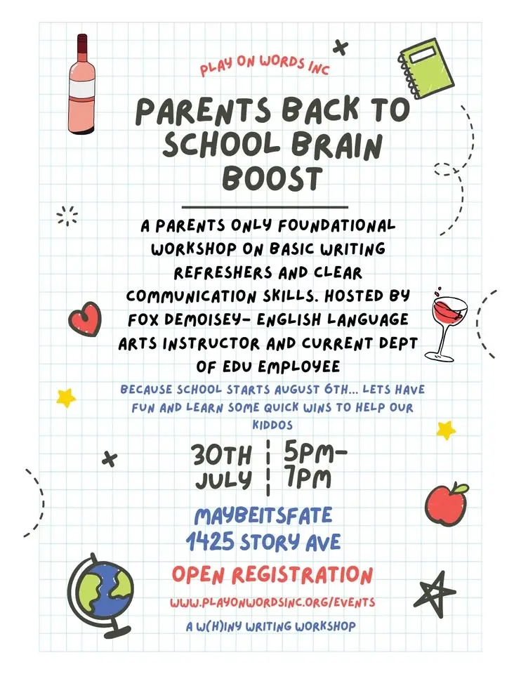 Parents Back to School Brain Boost