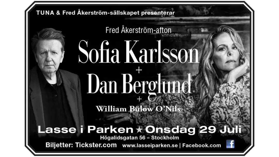 Fred Åkerström-afton med Sofia Karlsson m. fl