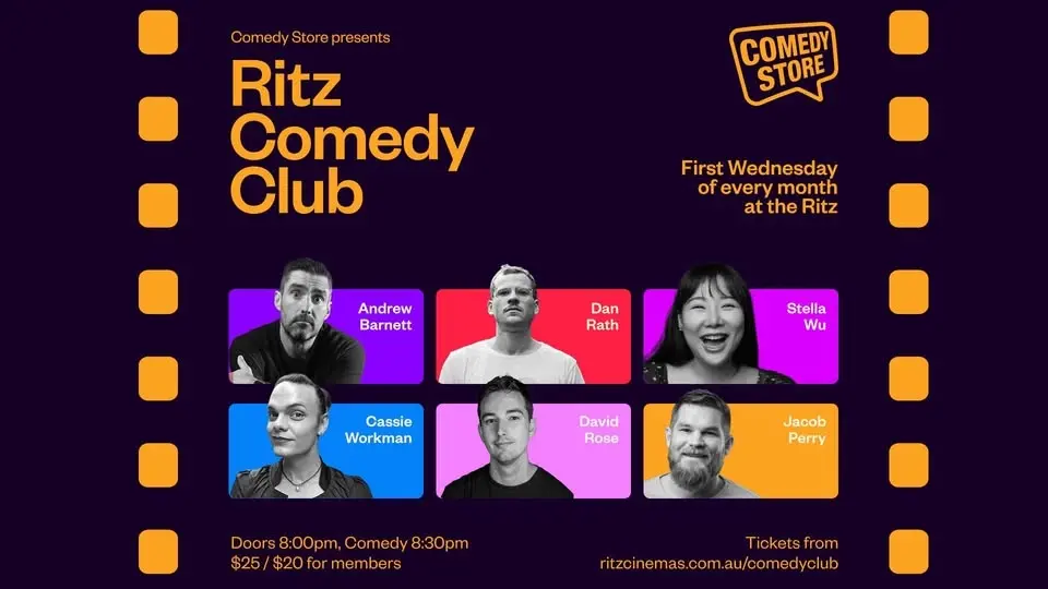 Comedy Store Presents Ritz Comedy Club - First Wednesday of the month!
