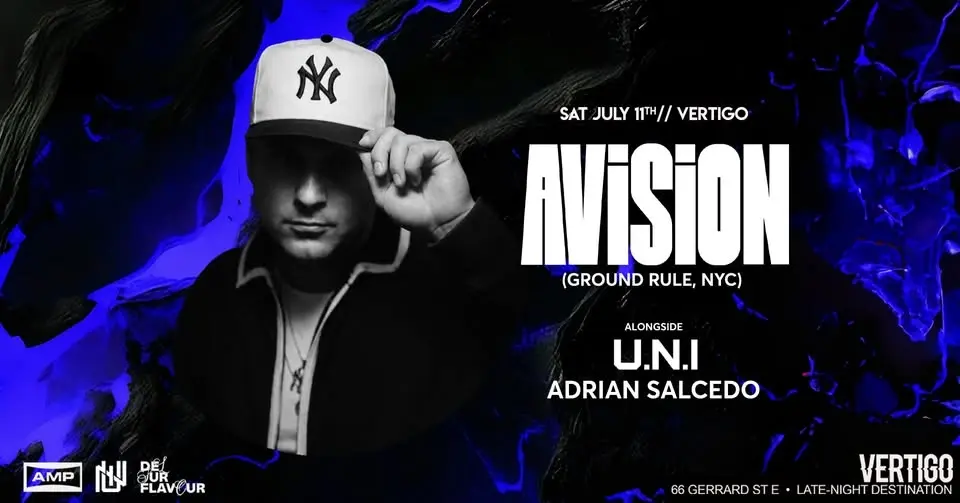 Vertigo ⋄⋄ AVISION < Sat July 11th >