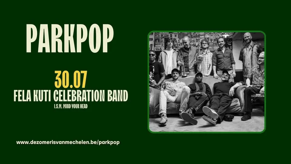 Parkpop 2026: Fela Kuti Celebration Band