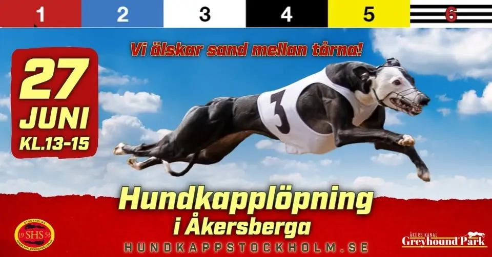 Hundkapplöpning i Åkersberga - 27 juni!