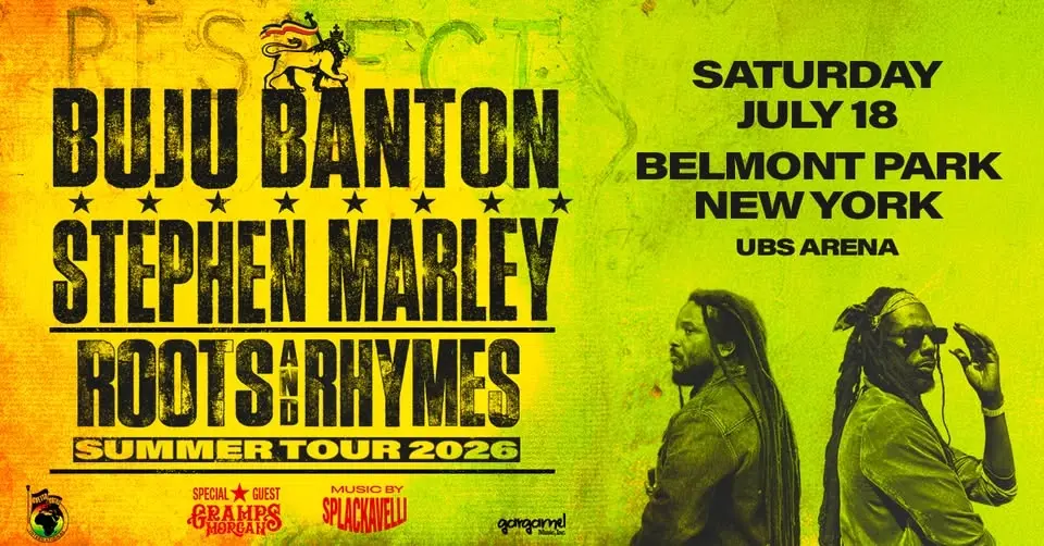 Buju Banton & Stephen Marley Live in Belmont Park, NY | 7/18/26 | Roots And Rhymes Tour