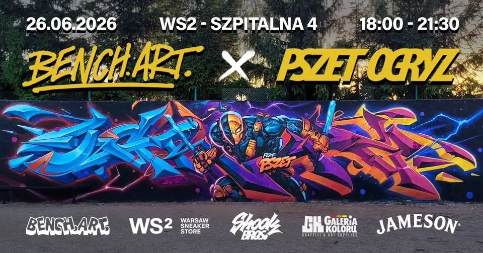 BENCH ART: Pszet & Ogryz / Shook Bros